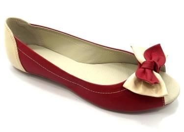 Sapatilha peep toe
