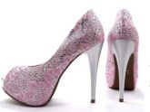 Peep toe meia pata